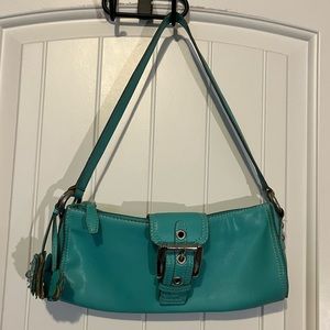 Teal Y2K shoulder bag